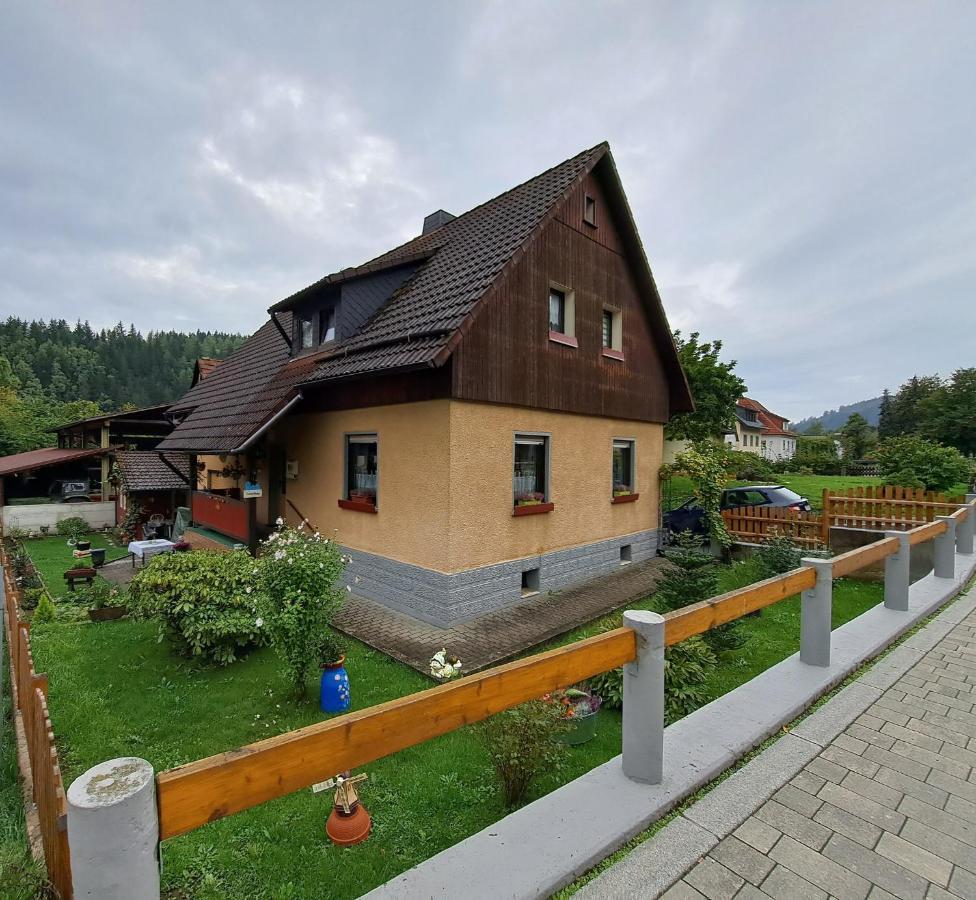 Ferienwohnung Sonja Mit Garten Und Freisitz Steinwiesen Bagian luar foto